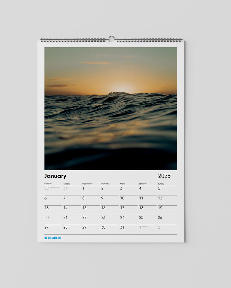 Sea Studio 2025 A3 Wall Calendar