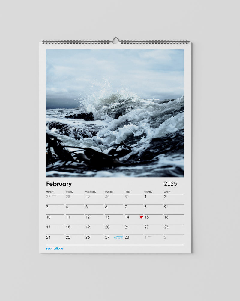 Sea Studio 2025 A3 Wall Calendar