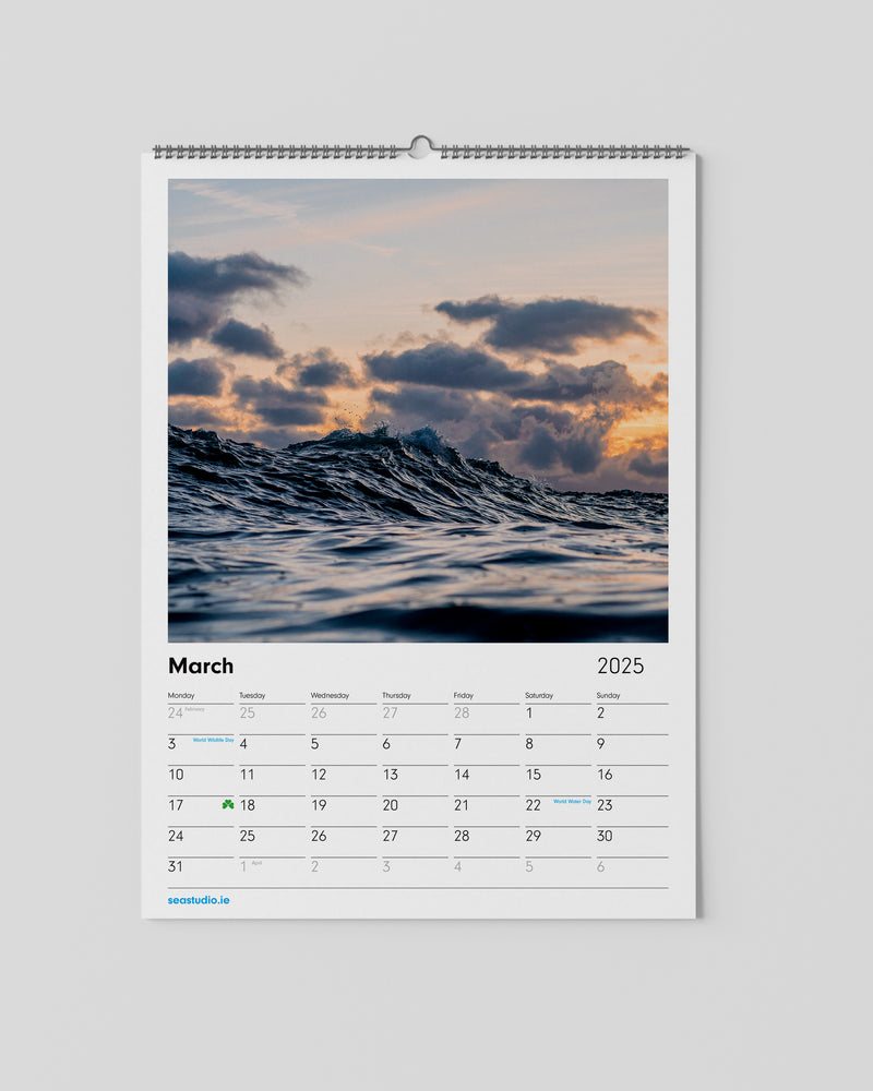 Sea Studio 2025 A3 Wall Calendar