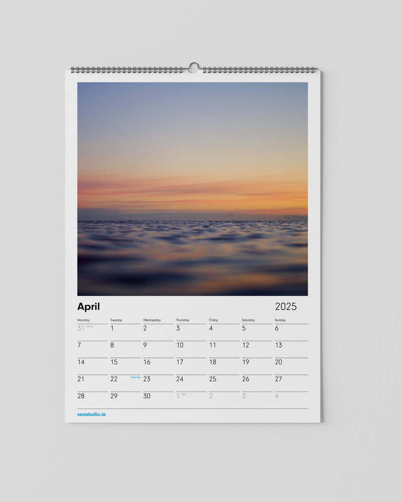 Sea Studio 2025 A3 Wall Calendar