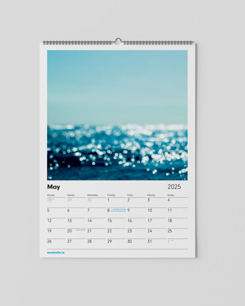 Sea Studio 2025 A3 Wall Calendar