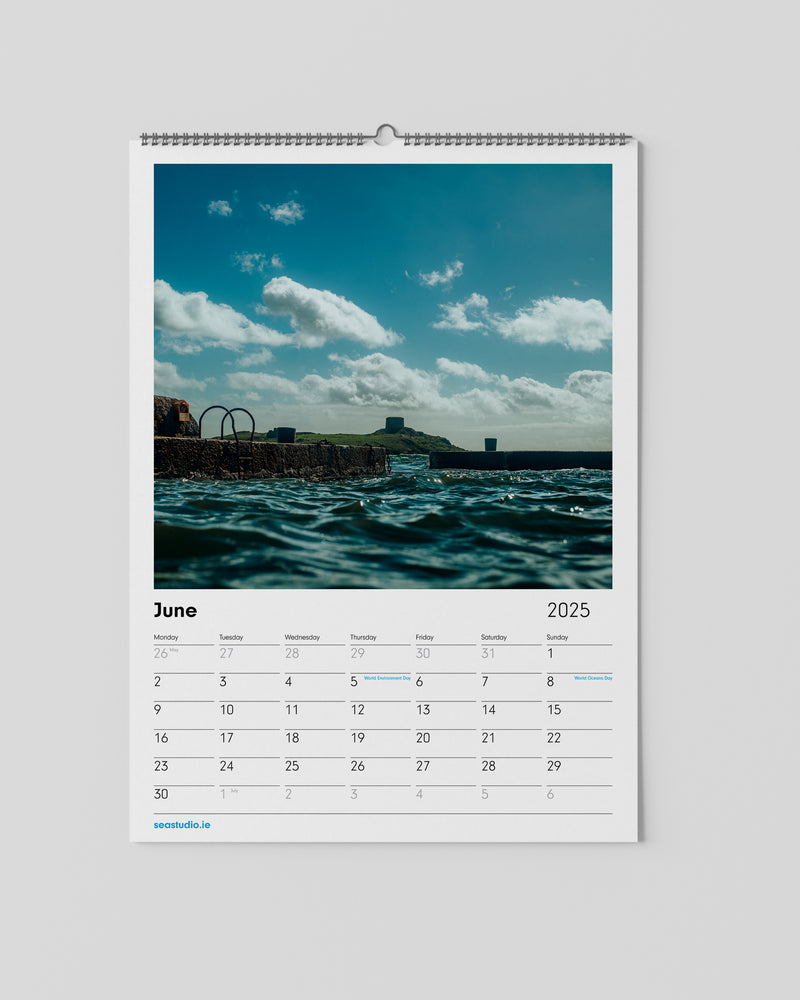 Sea Studio 2025 A3 Wall Calendar