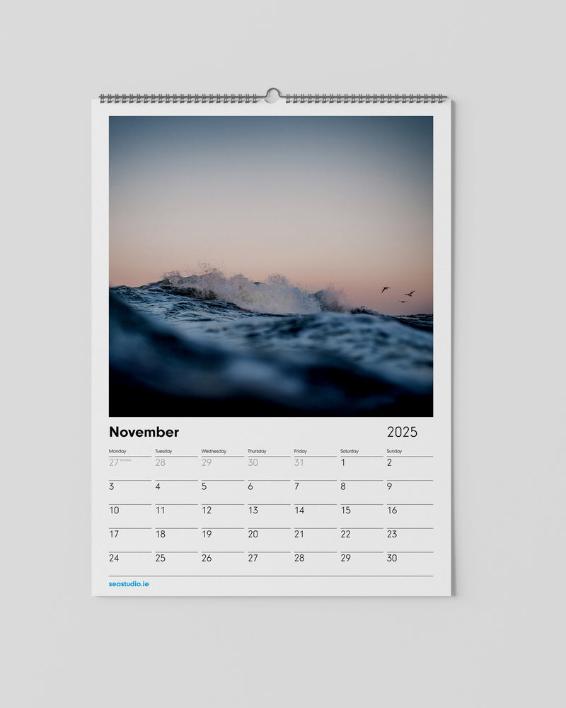 Sea Studio 2025 A3 Wall Calendar