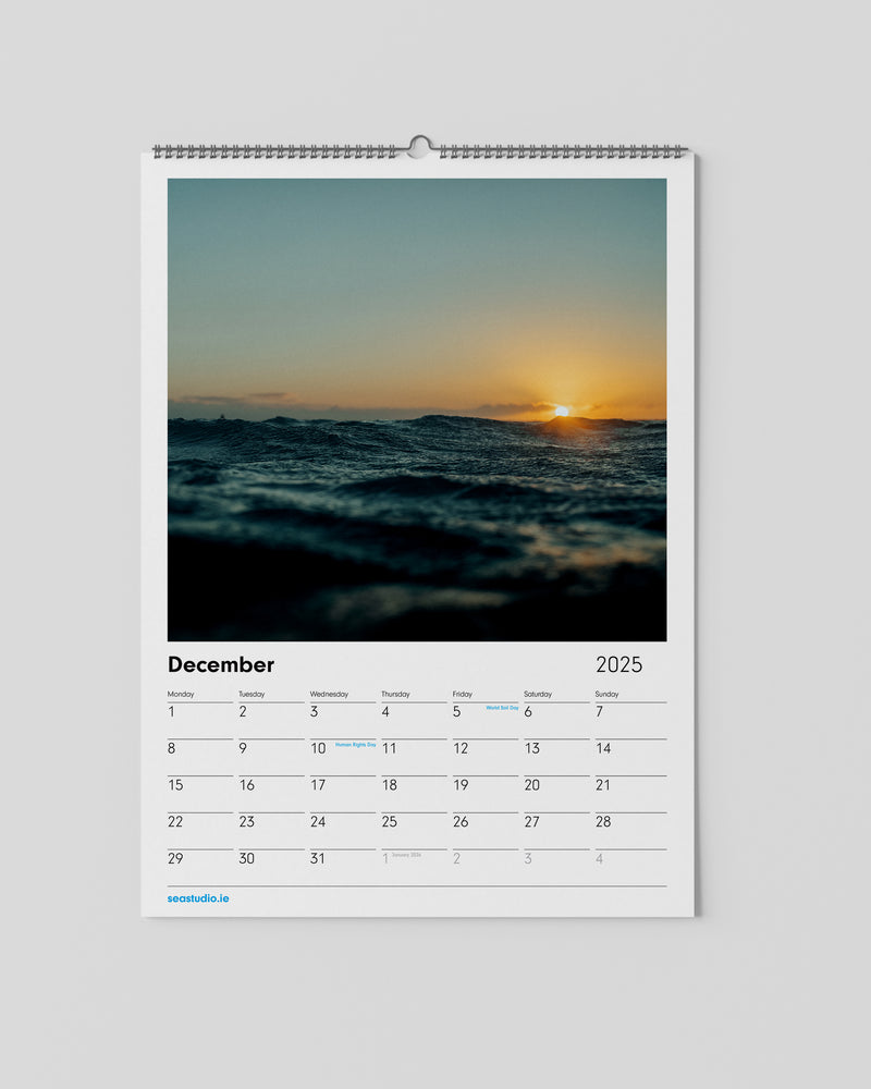 Sea Studio 2025 A3 Wall Calendar